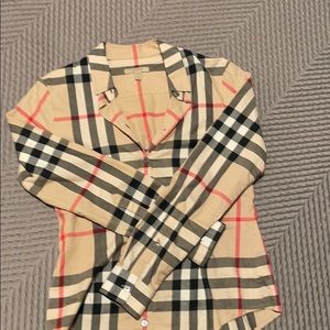 Authentic Burberry button down shirt